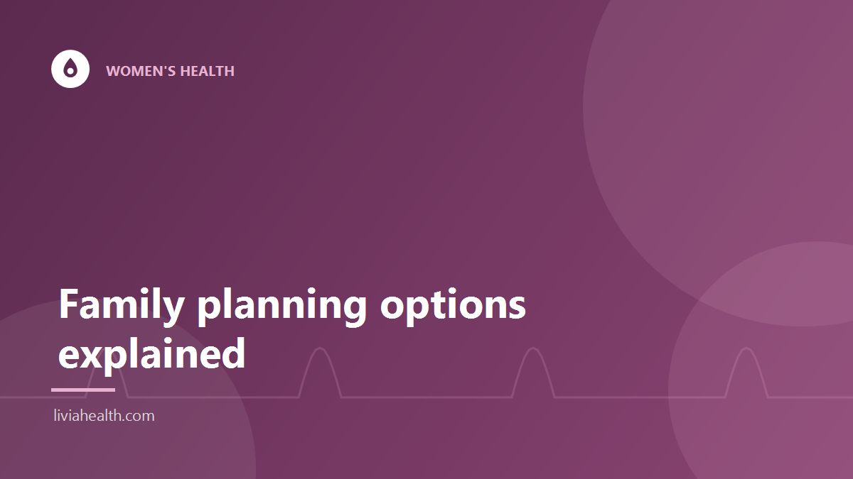 Clinician discussing contraception options with a patient