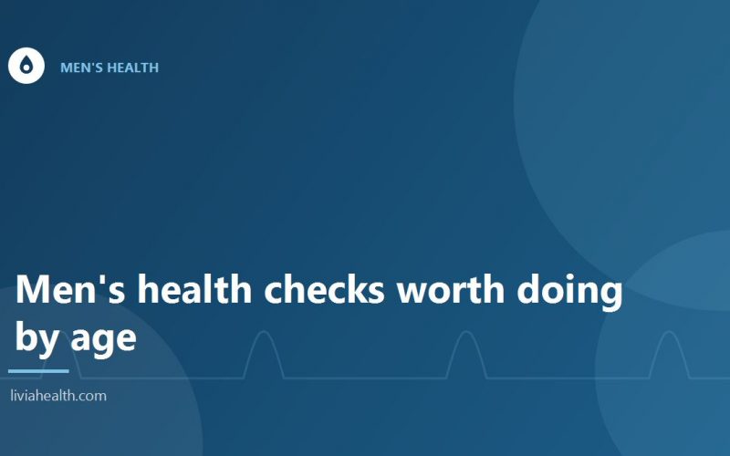 Man having his blood pressure checked by a clinician