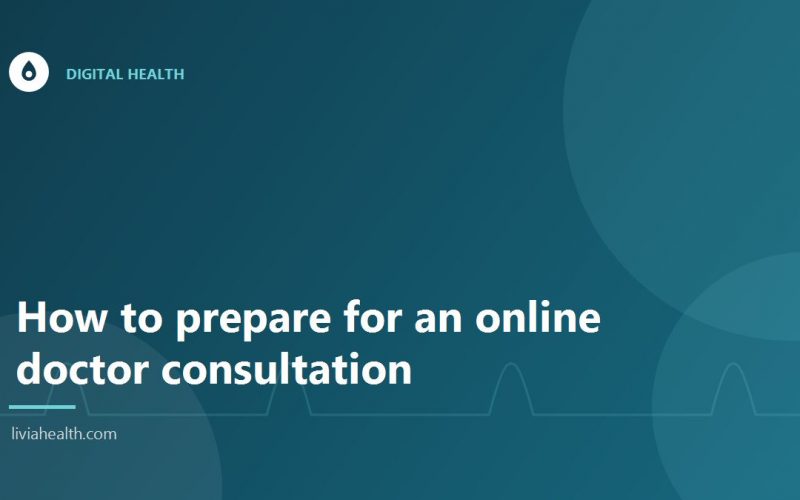Person with notes and medicines ready for a video consultation